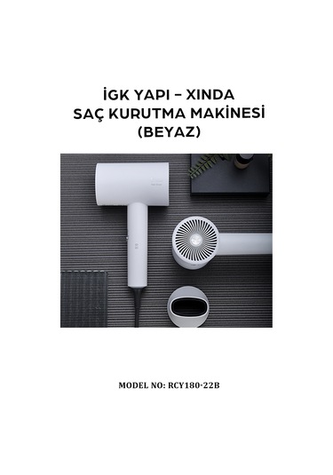 İgk Yapı Xında Katlanır Saç Kurutma Makinesi Rcy180-22b