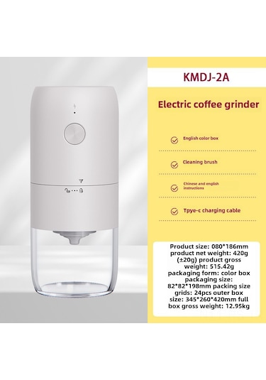 Reedark Portatif Otomatik Kahve Değiştirici: İtalyan Tarzı Elektrikli,均匀 Öğütme, Dayanıklı Malzeme İle Ev Ve Seyahat İçin Diğer