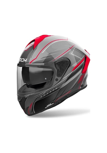 Airoh Spark 2 Shadow Kırmızı Parlak Motosiklet Kaskı Kırmızı