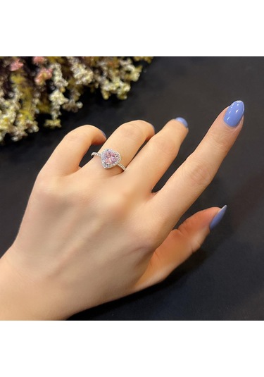 Stela Pembe Kalp Yüzük B