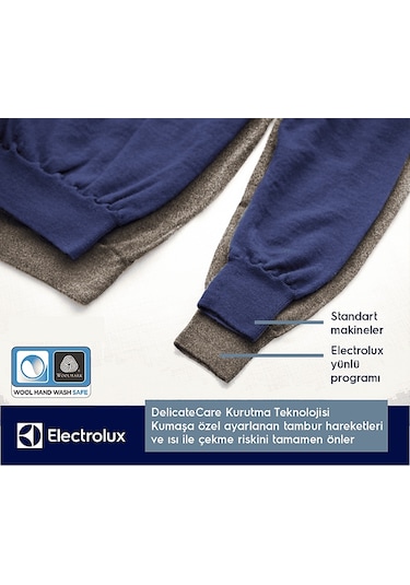 Electrolux EW7D394UCT 700 Serisi Delicatecare 9 KG Inverter Wi-Fi Isı Pompalı Çamaşır Kurutma Makinesi