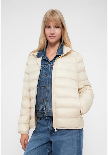 Little Big Ltb Denoso Kadın Şişme Mont 11264400425048 Bej
