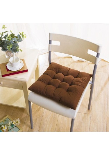 Kare Sandalye Minderi Minderi 40x40cm Av Ten Rengi