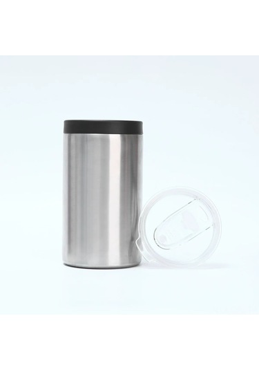Dofolink 304 Çelik İkili Kapaklı 355ml Vakumlu Soğuk Saklama Bardakı - Taşınabilir Araç Su Böceği