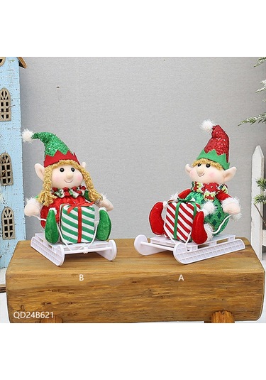 Suntek Yılbaşı Elf Bebek El Sanatları Dekorasyonu Stil-b