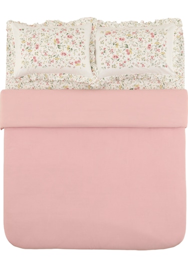 Karaca Home Dorian %100 Pamuk Muslin Çift Kişilik Nevresim Takımı Pudra