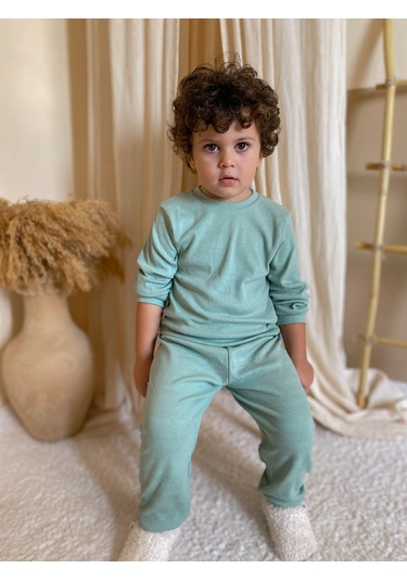 Kaşkorse Mevsimlik Pijama Takım Yeşil