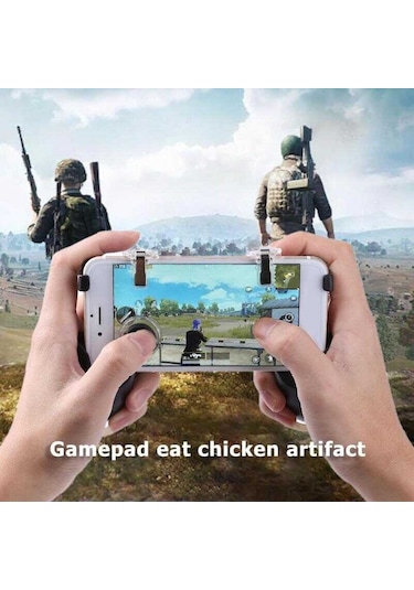 Kilifone - Telefon Oyun Aparatı 5 İn 1 Mobil Game Oyun Aparatı - Siyah - T13345