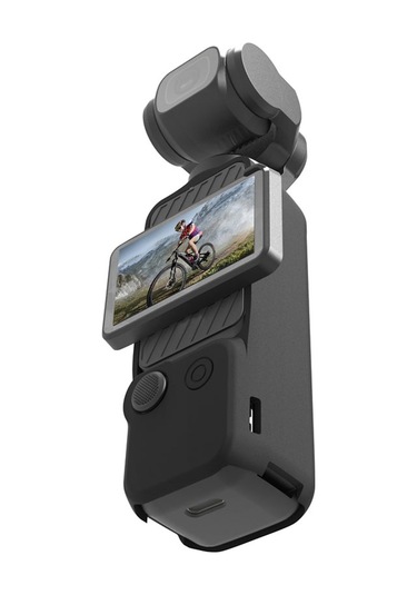 Sones Djı Osmo Pocket 3 Puluz 3'ü 1 Arada Silikon Kılıf Seti Siyah