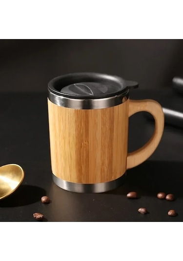 Pazly Vakum Termos Su Şişesi Şişeler Paslanmaz Diğer Çevirme Çelik Bambu 16 Hh Diğer