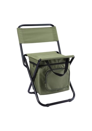 3'ü 1 Arada Açık Katlanır Sandalye Buz Arkalığı İle Taşınabilir Yüksek Yük One Size Multicolor Çok Renkli