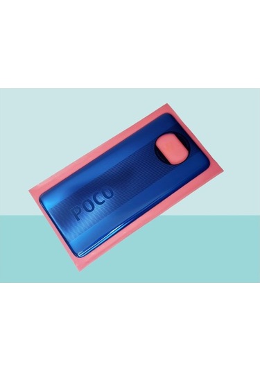 Xiaomi Poco X3 / Poco X3 Nfc Arka Kapak Batarya Kapağı Mavi Mavi