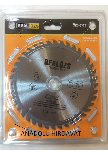 Özs 160 Mm Elmas Daire Testere Sunta Ahşap Testeresi