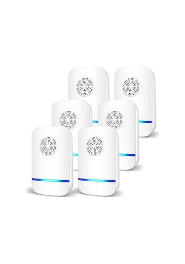 Pazly Elektrikli Ultrasonik Böcek Kovucu, 100-150 M², 2'li Paket, Abs Plastik, Hediye Kutusu