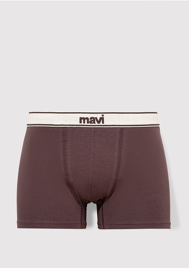 Mavi - Kahverengi Basic Boxer 092463-70246 Kahverengi