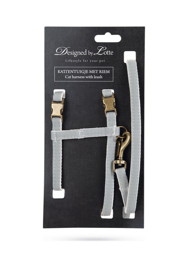 Beeztees Dbl Kedi Göğüs Tasması Ve Gezdirme Kayışı, 130cm, Mint, 27-45cm