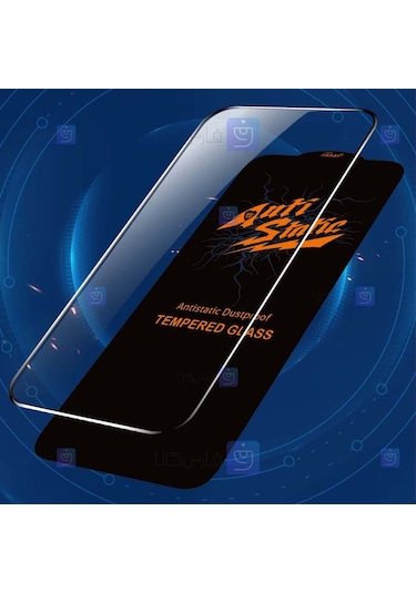 İphone 16e Uyumlu Anti Static Toz Tutmayan Çerçeveli Temperli Ekran Koruyucu Cam