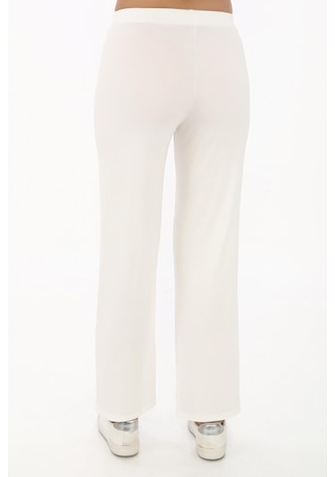 Extra Yumuşak Uzun Viskon Pantolon Home&outdoor-krem Krem