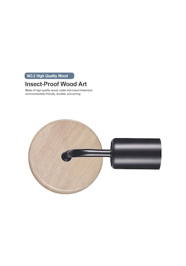 Bej E27 220v 110v Ahşap Duvar Lambası Vintage Aplik Duvar Aydınlatma Armatürü Başucu Retro Lambalar Endüstriyel Dekor Yemek Odası Yatak Odası Işıkları Bej