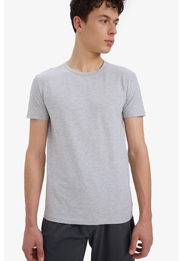 DeFacto Slim Fit Dar Kesim Bisiklet Yaka Üst L4885AZ25SPGR210 DeFacto Slim Fit Dar Kesim Bisiklet Yaka Üst L4885AZ25SPGR210