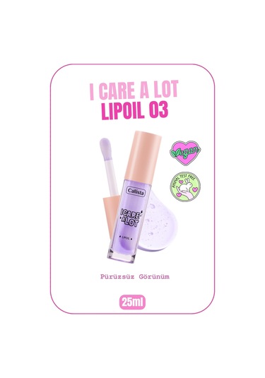 Callista I Care A Lot Lip Oil 03 Berry