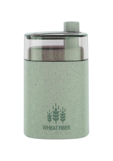 Yeşil Otomatik Kürdan Kutusu Buğday Samanı Kürdan Tutucu Konteyner Taşınabilir Pop-up Kürdan Dağıtıcı Saklama Kutusu Mutfak Düzenleyici