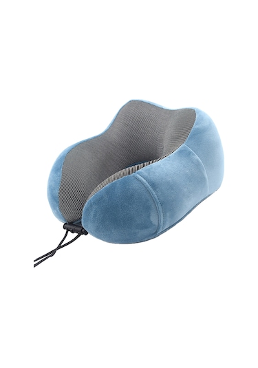 Jeehugo Kuru Yıkama U Yastığı, Seyahat Ve Araba İçin Boyun Desteği, Hafıza Yünü, Boyun Egzersizi, Konuk Mavisi + Çantası Diğer