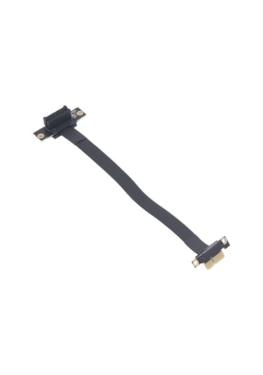 Xindoker Pcı-e 3.0 1x'lik Grafik, Ses, Kablosuz Ağ, Dizi Kartı Devre Bağlayıcı Uzatma Kablosu - 90 Derece Dirsekli Ters Yönlü 20cm