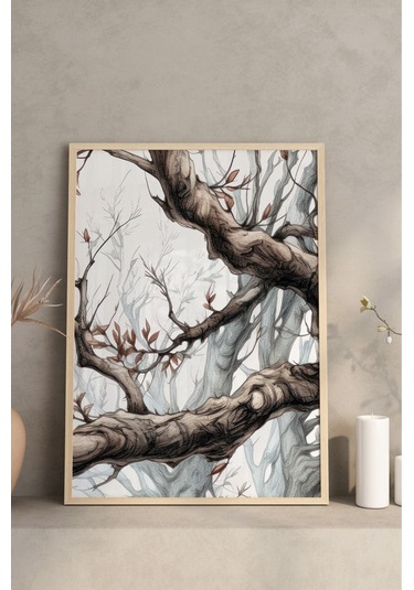 Ahşap Çerçeveli Mdf Tablo Seti Salon Ve Oturma Odası Için Çt3102 23 X 32