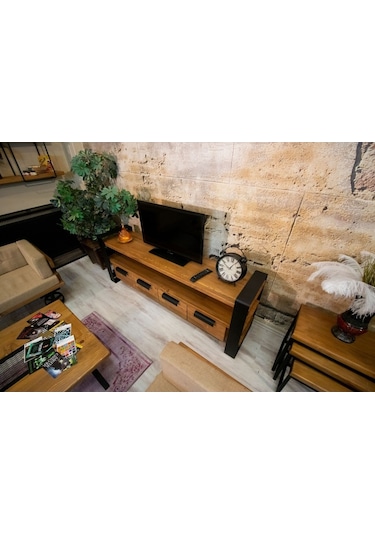 Ntconcept Ntconcept Masif Ağaç Tv Ünitesi Ntconcept Ntconcept Masif Ağaç Tv Ünitesi