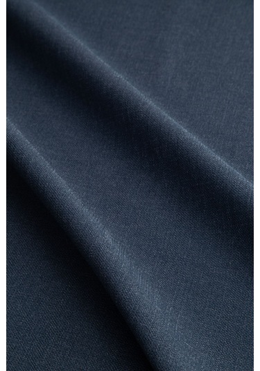 Keten Dokulu Petrol Masa Örtüsü Zengin Renk Seçenekli Petrol