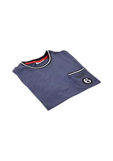 Piaggio Vespa T-shirt - Sei Giorni Lacivert / Pıaggıo