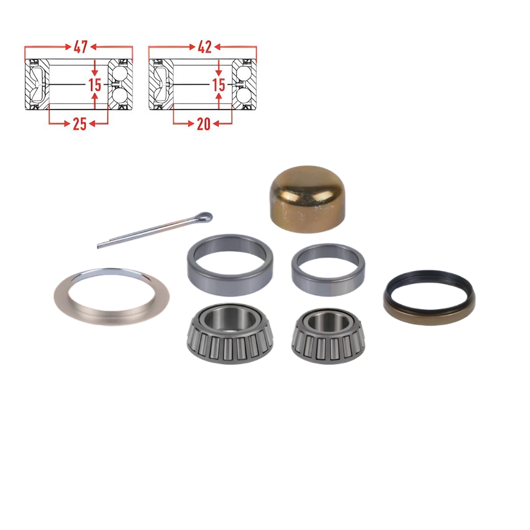 Veka 47-3524k Arka Tekerlek Rulman Kiti