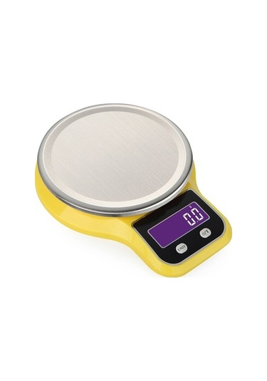 Ulzyvf Çelik Nh Sarı Mutfak Terazisi Createtech Terazisi Terazisi Paslanmaz Mutfak Mini Gıda Elektronik Platform Sarı