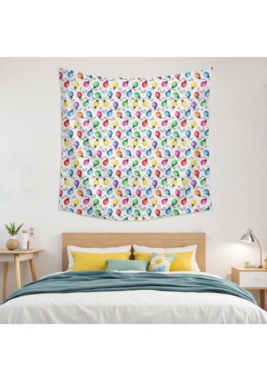 Noel Desenli 59x59 İnç Kare Duvar Halısı, Oturma Odası, Yatak Odası Ve Genç Odası İçin-a143