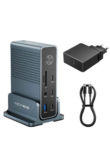Acasis DS7A15 15in1 3xUSB3.0, 2xUSB-C,HDMI,DP,ype-C Doc