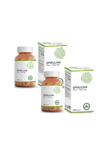 Anti Spirulina Kapsül 150 Kapsül x 2 Adet