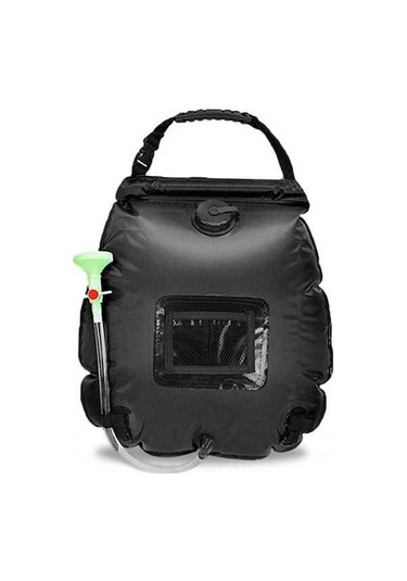 Prestigegoods 20l Aotu At6628 Taşınabilir Güneş Duşu Kapasite 430g Siyah Siyah