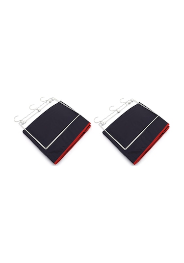 Gardrop İçi Asılabilir Elbise Dolabı Seti Pvc 2 Adet 50x37x105cm Lacivert