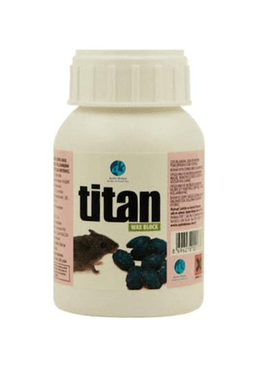 Titan Wax Block Badem Fare Zehiri 100 G