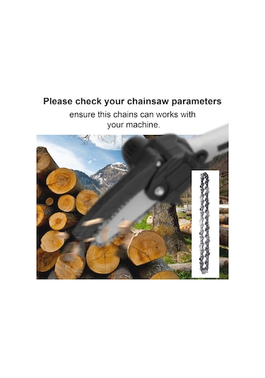 Hallow Geevorks-1 Adet 6" Mini Çelik Testere Zincirleri Elektrikli E21149