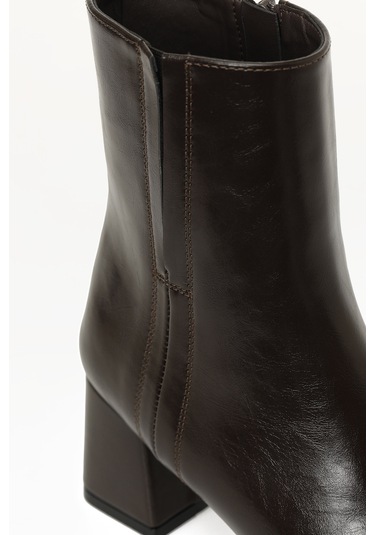 Butigo 25k-7032 5pr Kahverengi Kadın Topuklu Bot 000000000102054811 Kahverengi