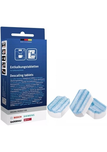 Siemens Kahve Espresso Makinası Kireç Çözücü Tablet