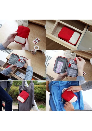 Microcase Al4230 Taşınabilir Mini ilaç ve Sağlık Çantası