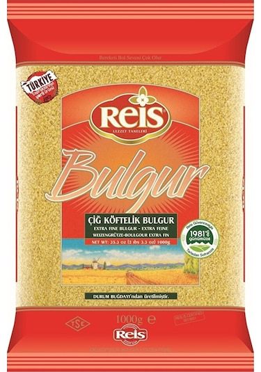 Reis Çiğ Köftelik Bulgur 1 Kg