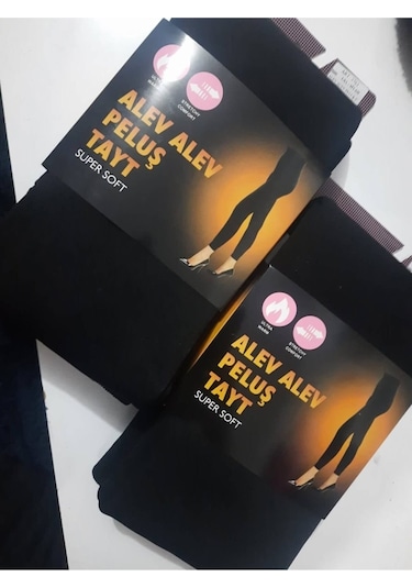 İtaliana Italiana Peluşlu Termal Tayt Ultra Sıcaksiyahm/L Siyah