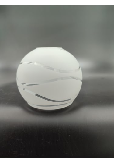 Küçük Avize Camı.suyolu,beyaz Çap:10.00cm-duy Yuvası:3.00cm E.14 Süt Beyaz