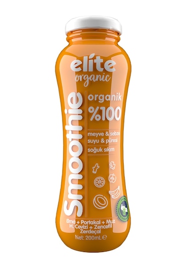 Elite Organik Smoothie Turuncu 200 ML