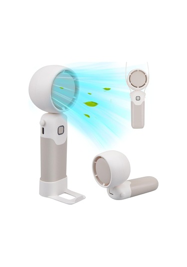 Mini Taşınabilir El Tipi Vantilatör, Turbo Vantilatör, Ofis İçin Vantilatör Beyaz,