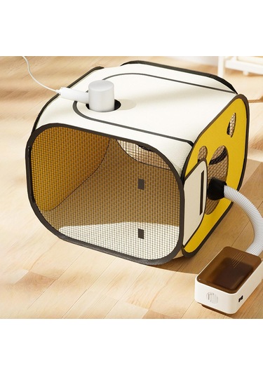 Homyl Evcil Hayvan Kurutma Kutusu Çok İşlevli Temiz Bakım Evi